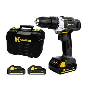TALADRO KRAFTER 18V + 2 BATERIAS + CARGADOR